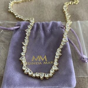 Brand new - Melinda Maria not your basic tennis necklace.